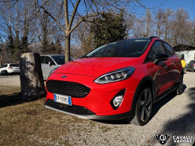 Ford Fiesta Active Prova Su Strada Tre Quarti Aneriore Cavalli Vapore