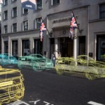 Range Rover Evoque Convertible WireFrame Londra 1