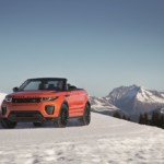 Range Rover Evoque Convertibile Tre Quarti Neve