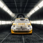 Fiat 500 Garage Italia Customs BB-8 Star Wars Davanti